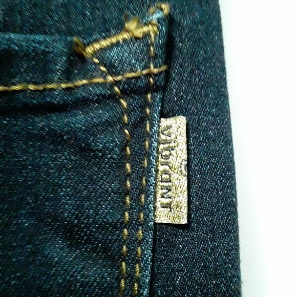 Brand New Vibrant m.i.u Womens Size 3(W25) Bell bottom Type Wide Leg Blue Jeans - Picture 7 of 15